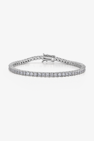 Lab Grown Diamond Tennis Bracelet in Yellow/White Gold (5 5/8 ct. tw.) - Zaiyou Jewelry