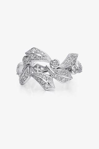 White Gold Lab Grown Diamonds Luxury Ring