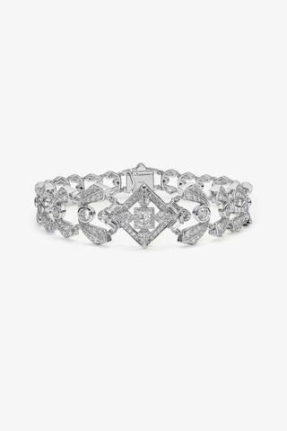 White Gold Lab Grown Diamonds High Jewelry Bracelet