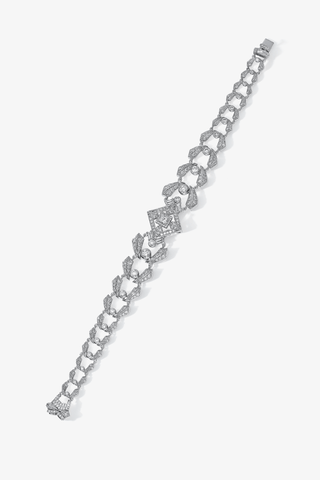 White Gold Lab Grown Diamonds High Jewelry Bracelet