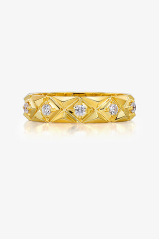 LAB-GROWN DIAMOND PRISMATIC ALLURE RING IN 14K YELLOW GOLD