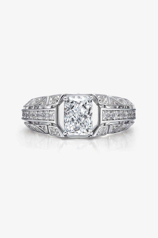 Lab Diamond  Engagement Ring in White Gold - Hera