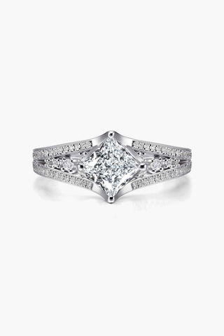 Lab Diamond Engagement Ring in White Gold - Aphrodite