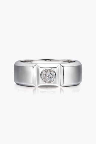 Lab Diamond Wedding Ring in White Gold - Daphne