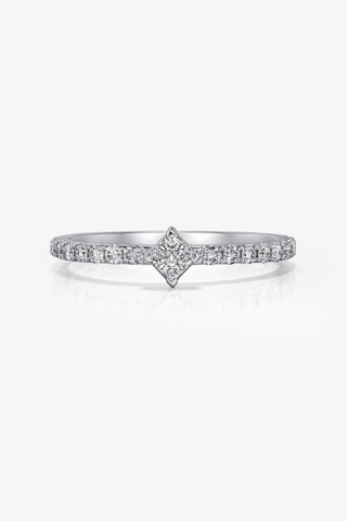 Lab Grown Diamond Rhombus Ring(1/3 ct. tw.) - Zaiyou Jewelry