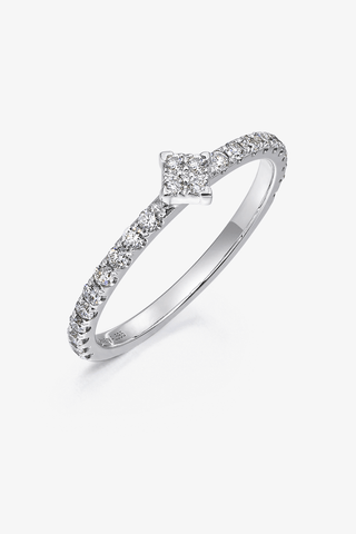 Lab Grown Diamond Rhombus Ring(1/3 ct. tw.) - Zaiyou Jewelry