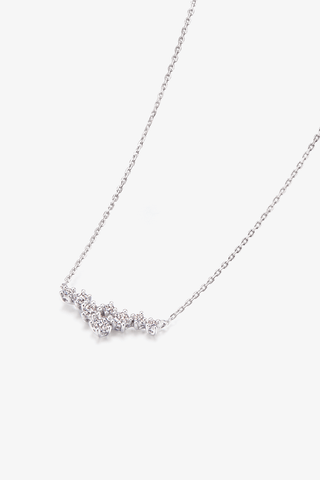 Lab Grown Diamond Necklace in Yellow/White Gold - Zaiyou Jewelry