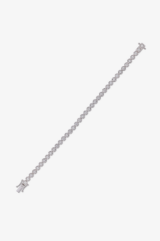 Lab Grown Diamond Bracelet in White Gold (1 9/10 ct. tw.) - Zaiyou Jewelry