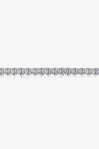 Lab Grown Diamond Tennis Bracelet in Yellow/White Gold (5 5/8 ct. tw.) - Zaiyou Jewelry