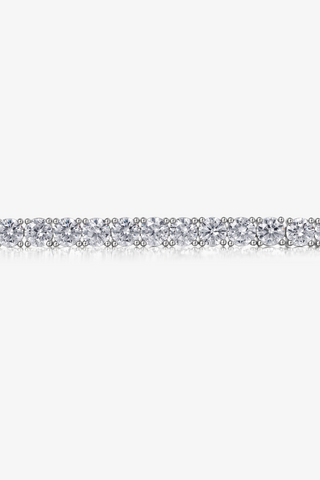 Lab Grown Diamond Tennis Bracelet in Yellow/White Gold (9 1/5 ct. tw.) - Zaiyou Jewelry